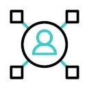 Iconita reprezentativa a unui domn profesor in centru care coordoneaza si indruma studentii doctoranzi din cadrul scolii doctorale SDSIM